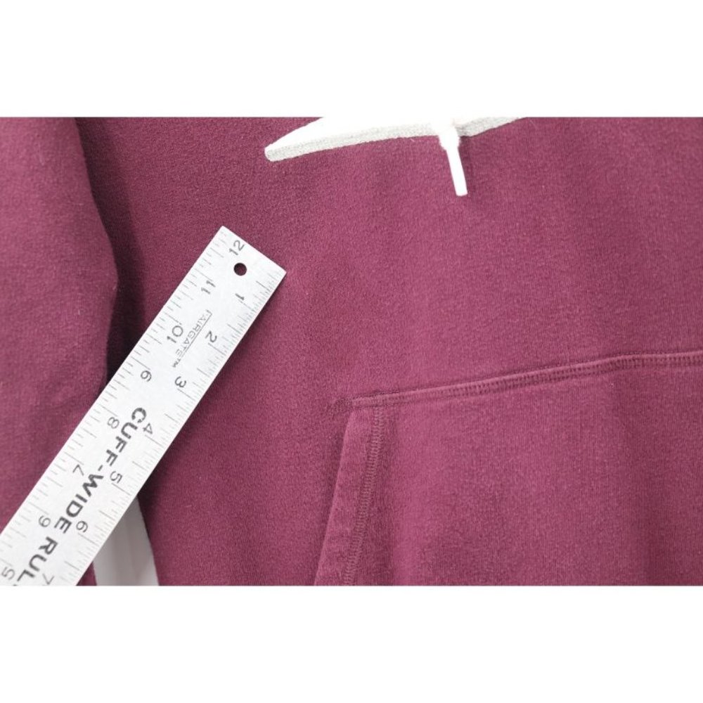 pink victorias secret women's size S sleeve fleece pullover hoodie sweatshirt - Picture 6 of 6